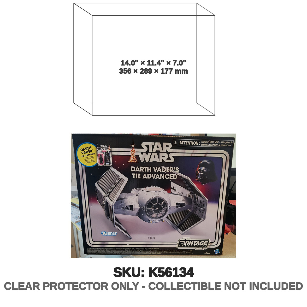 Hasbro Star Wars The Vintage Collection Darth Vader's TIE Advanced