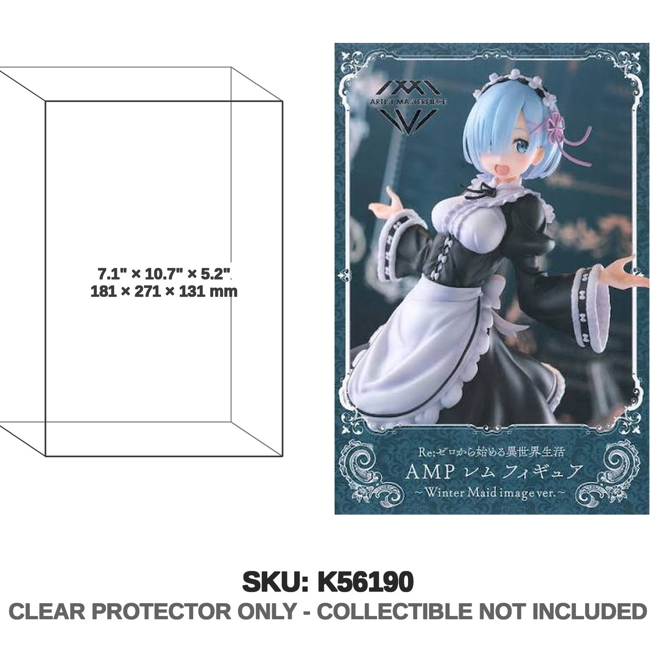 Banpresto Re:Zero Artist Masterpiece Rem Winter Maid Ver Figure