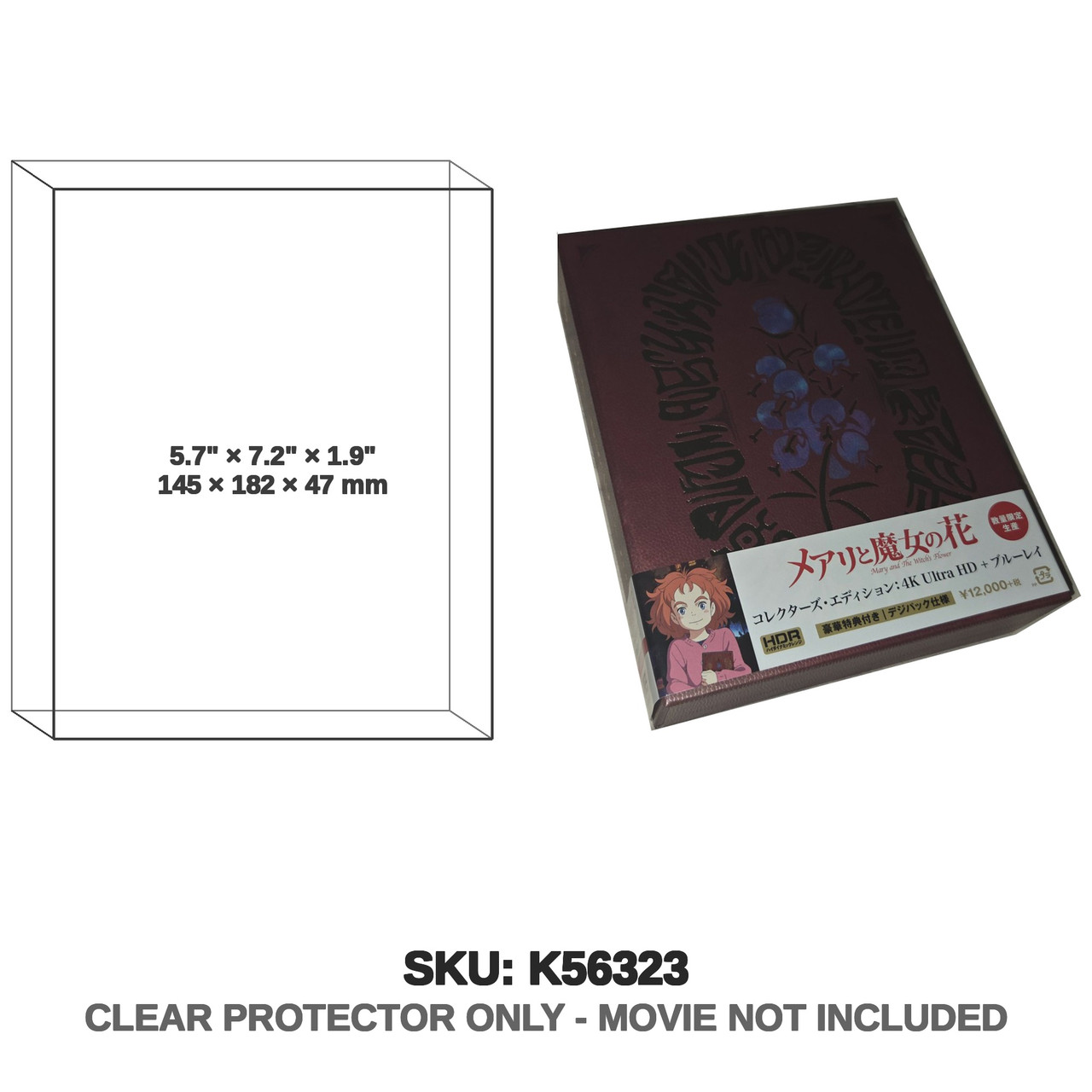 Studio Canal Mary and the Witch's Flower 4K UHD Limited Edition Blu-Ray Box