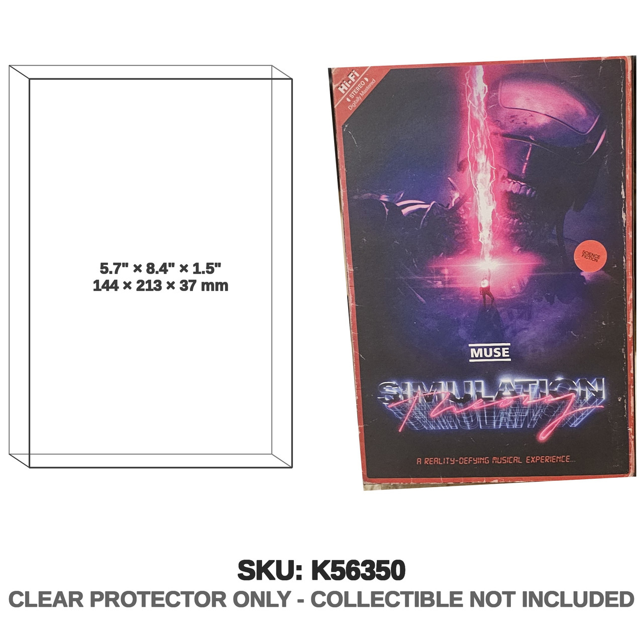Muse Simulation Theory Live Blu-ray VHS Style Box