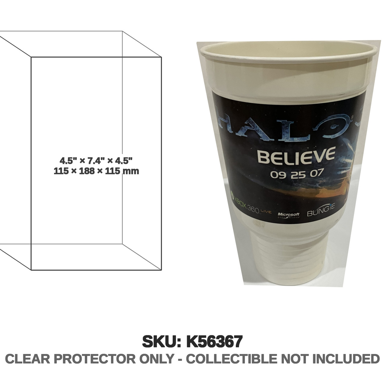 Halo 3 Burger King Promo Cup