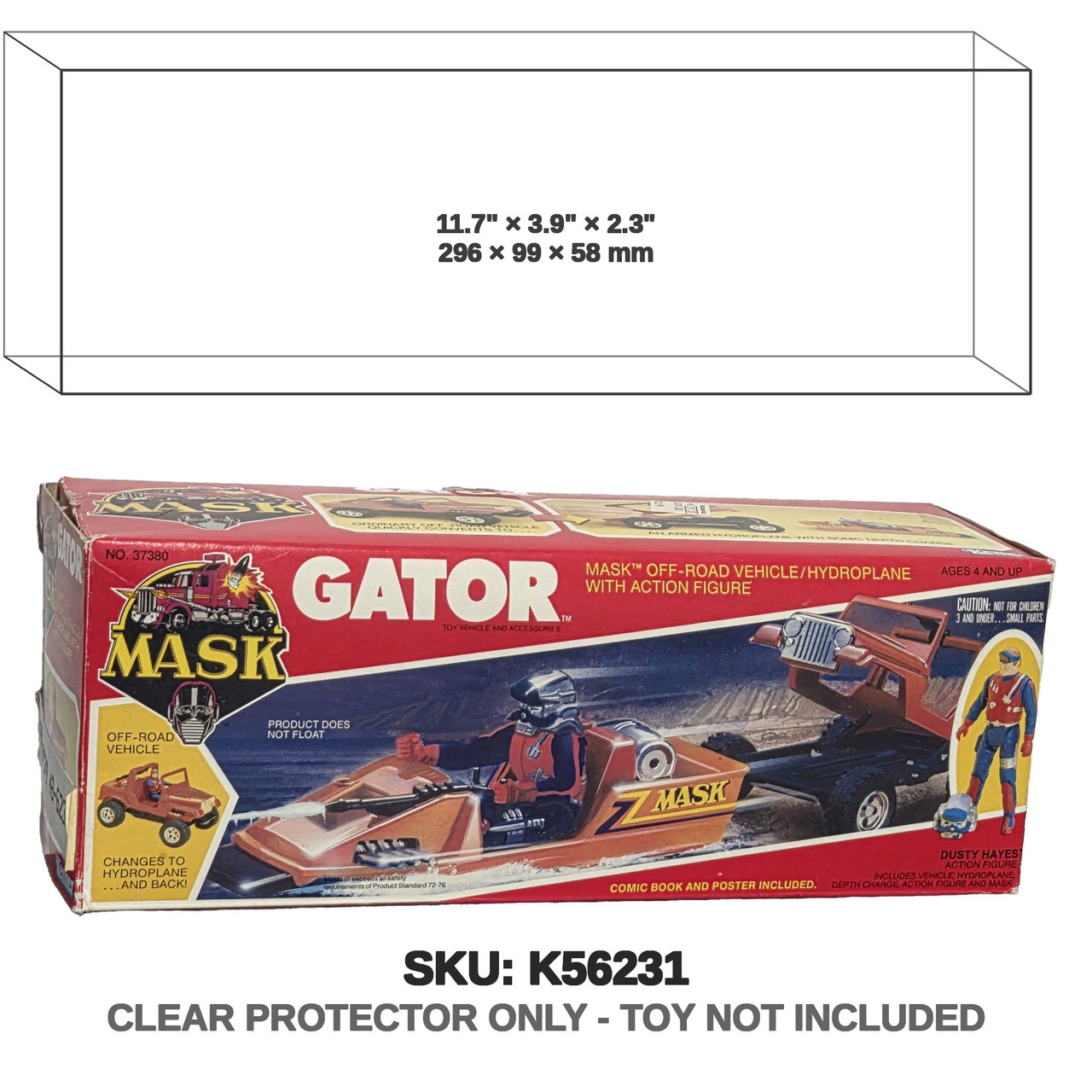 Kenner M.A.S.K. Series 1 Gator