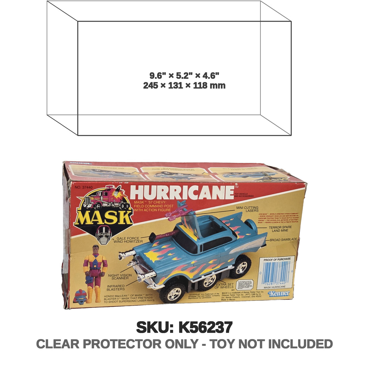Kenner M.A.S.K. Series 2 Hurricane