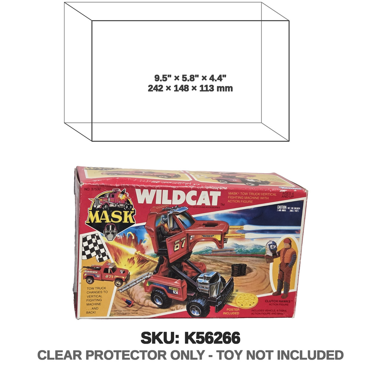 Kenner M.A.S.K. Series 3 Wildcat