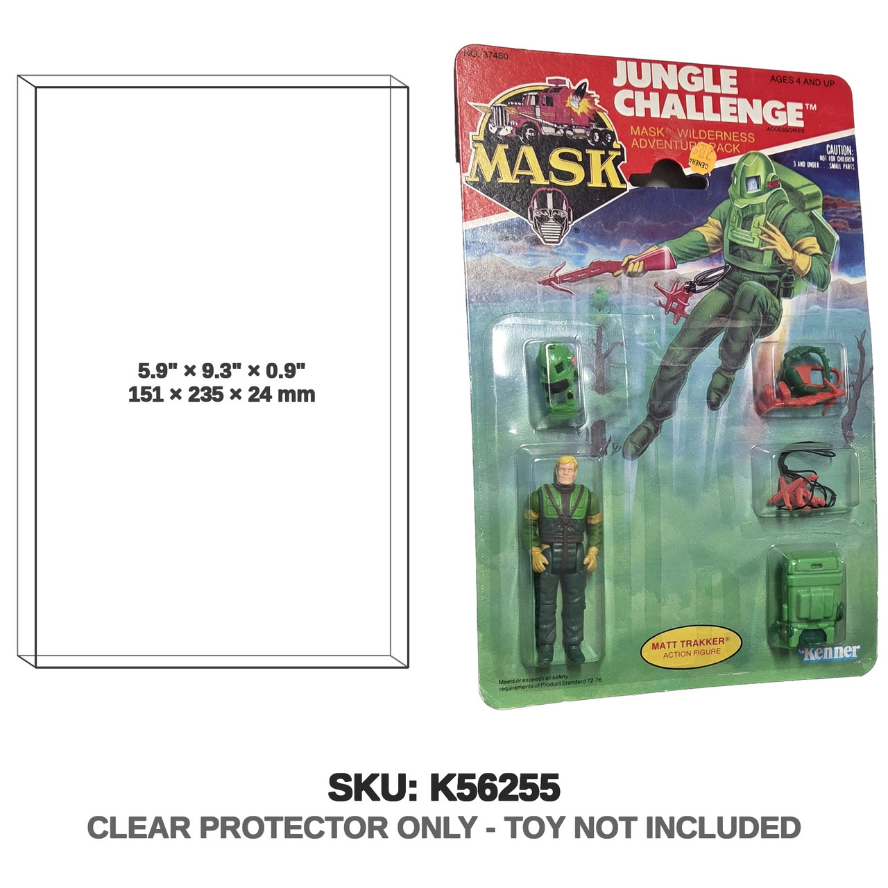Kenner M.A.S.K. Adventure Packs Carded Jungle Challenge