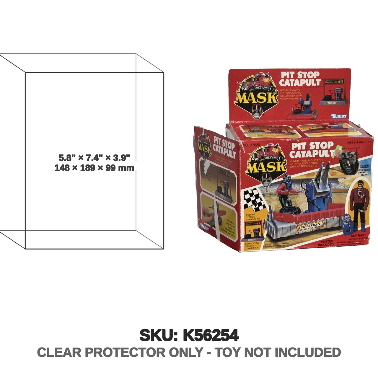 Kenner M.A.S.K. Series 3 Pit Stop Catapult
