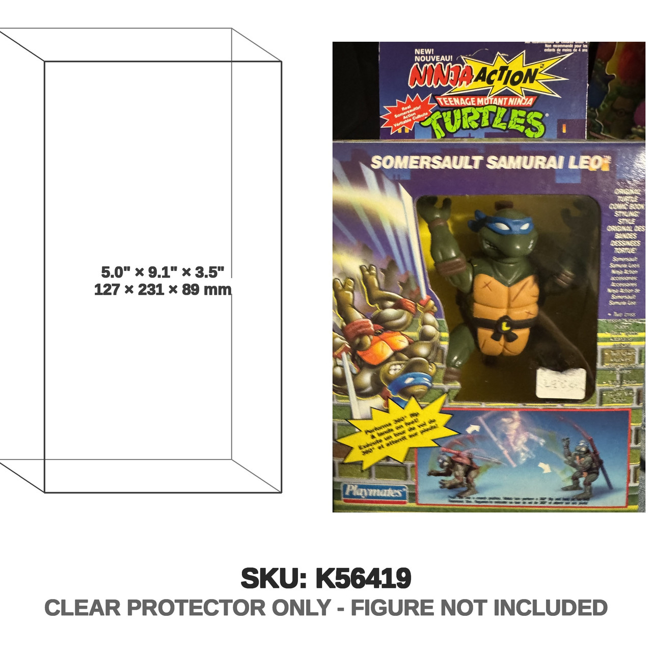 Somersault Samurai Leo TMNT Ninja Action Figure
