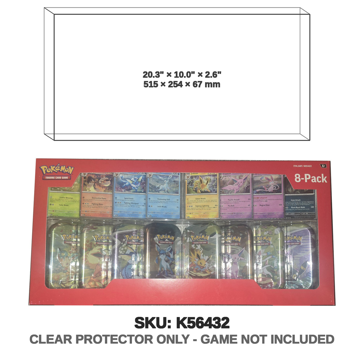 The Pokemon Company Prismatic Evolutions Mini Tins 8 Pack