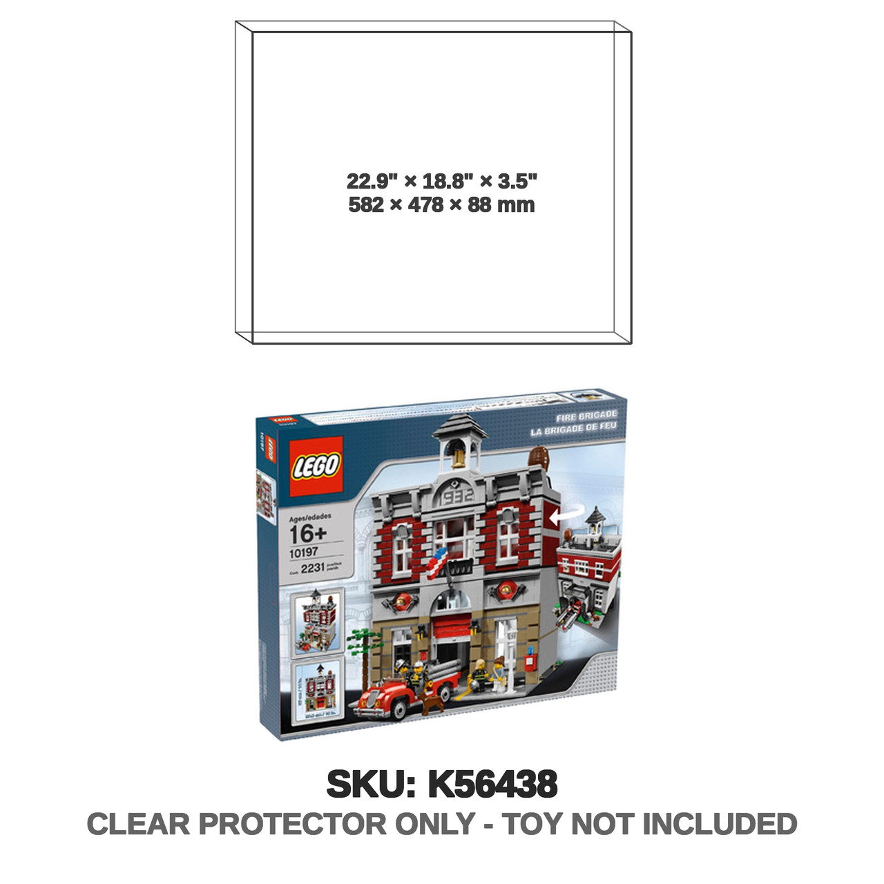 LEGO Fire Brigade Building Set