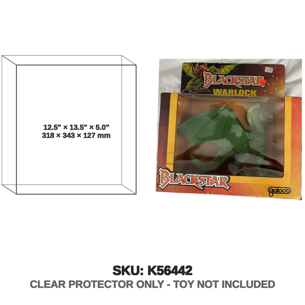 Galoob Blackstar Warlock Green Wings