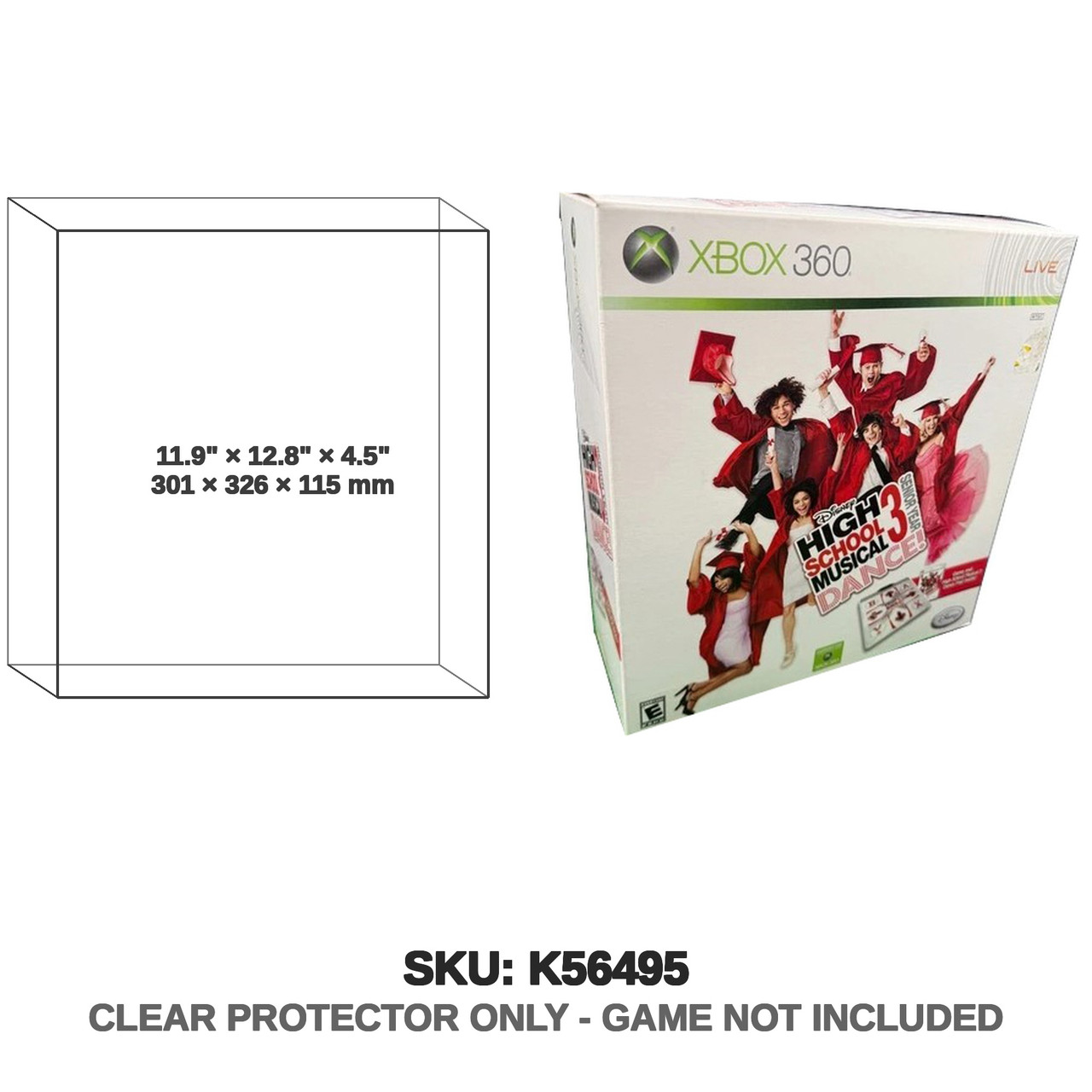 Microsoft Disney High School Musical 3 Senior Year Dance with Dance Pad Xbox 360