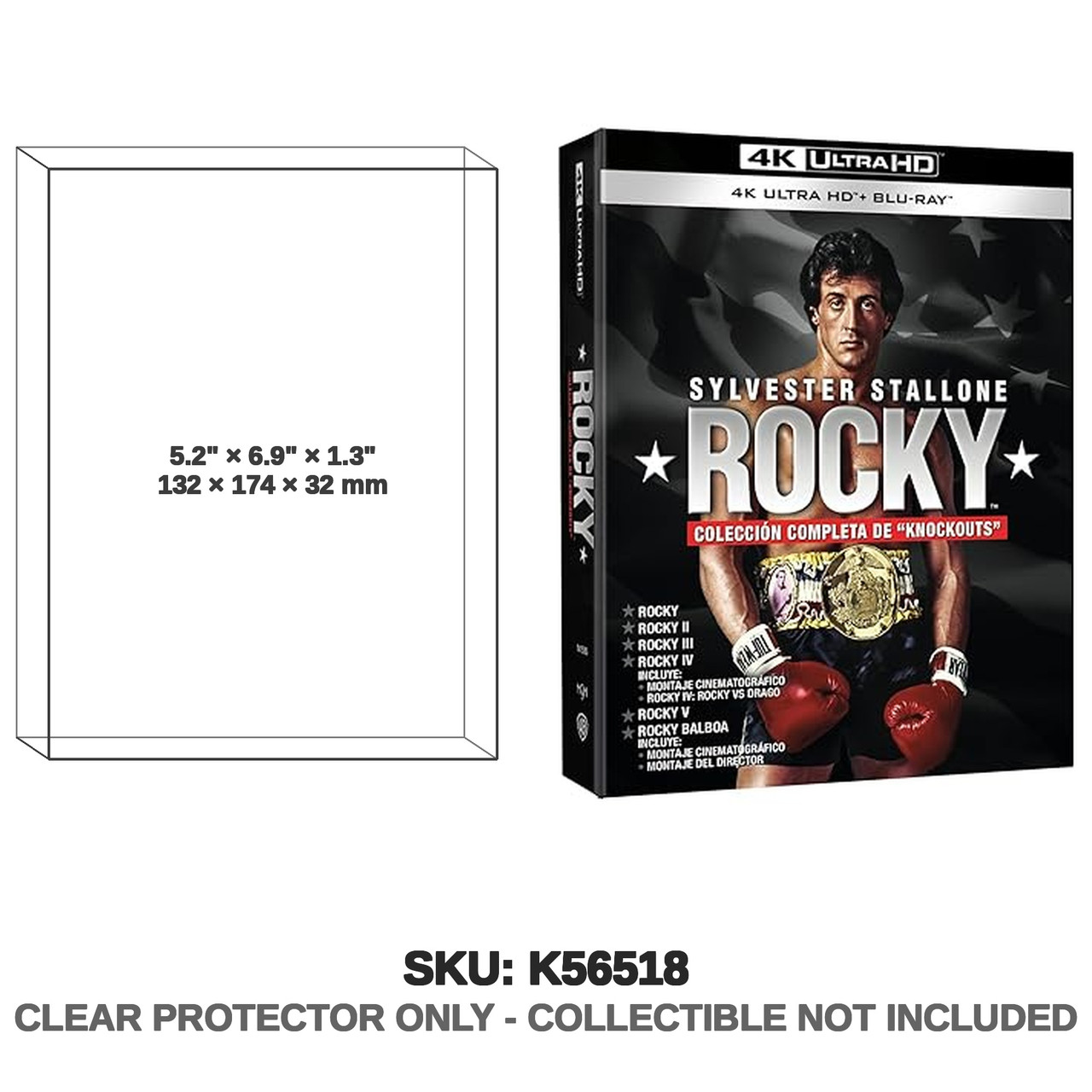 Rocky: The Ultimate Knockout Collection 4K UHD and Blu-ray