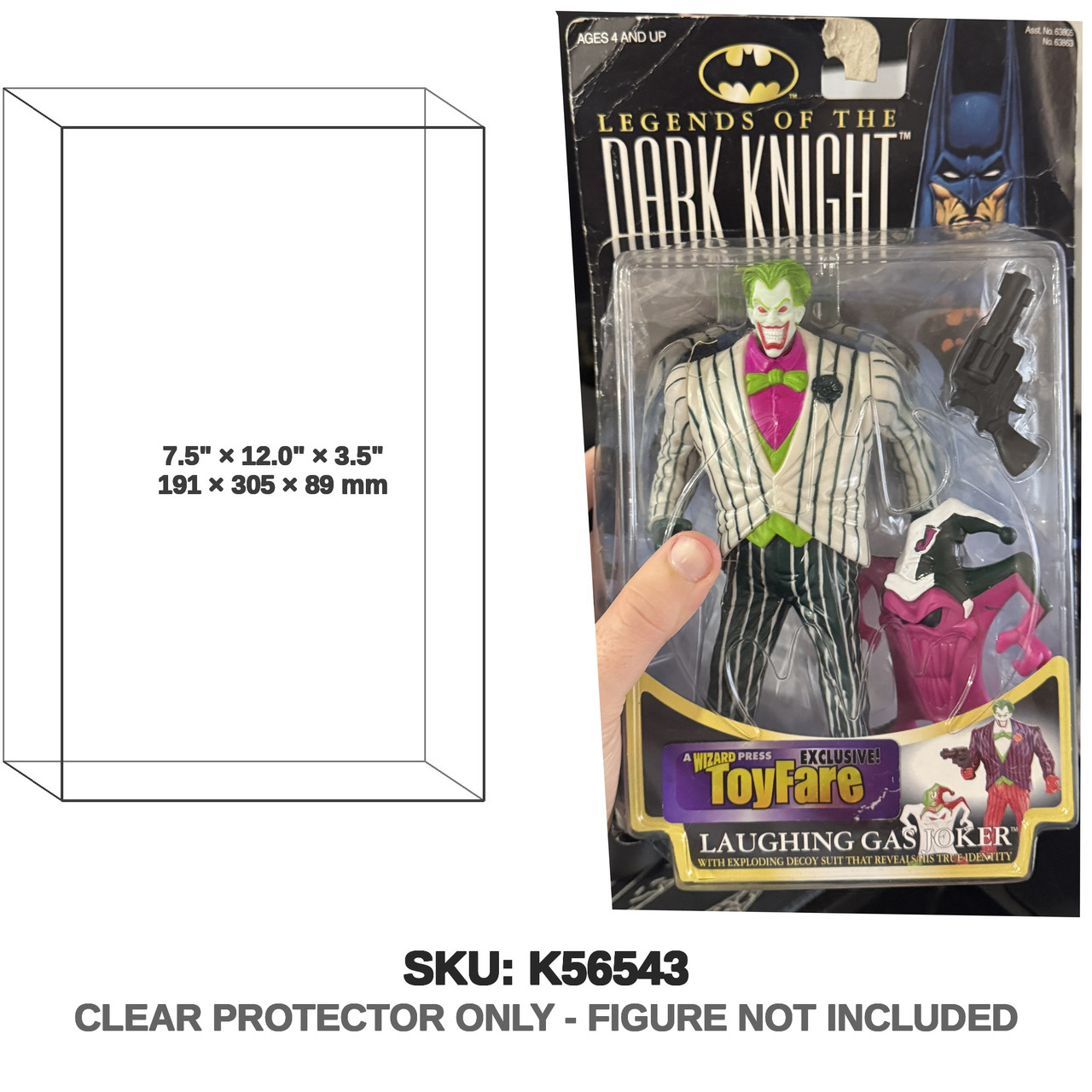 Joker Legends of the Dark Knight Laughing Gas Figure