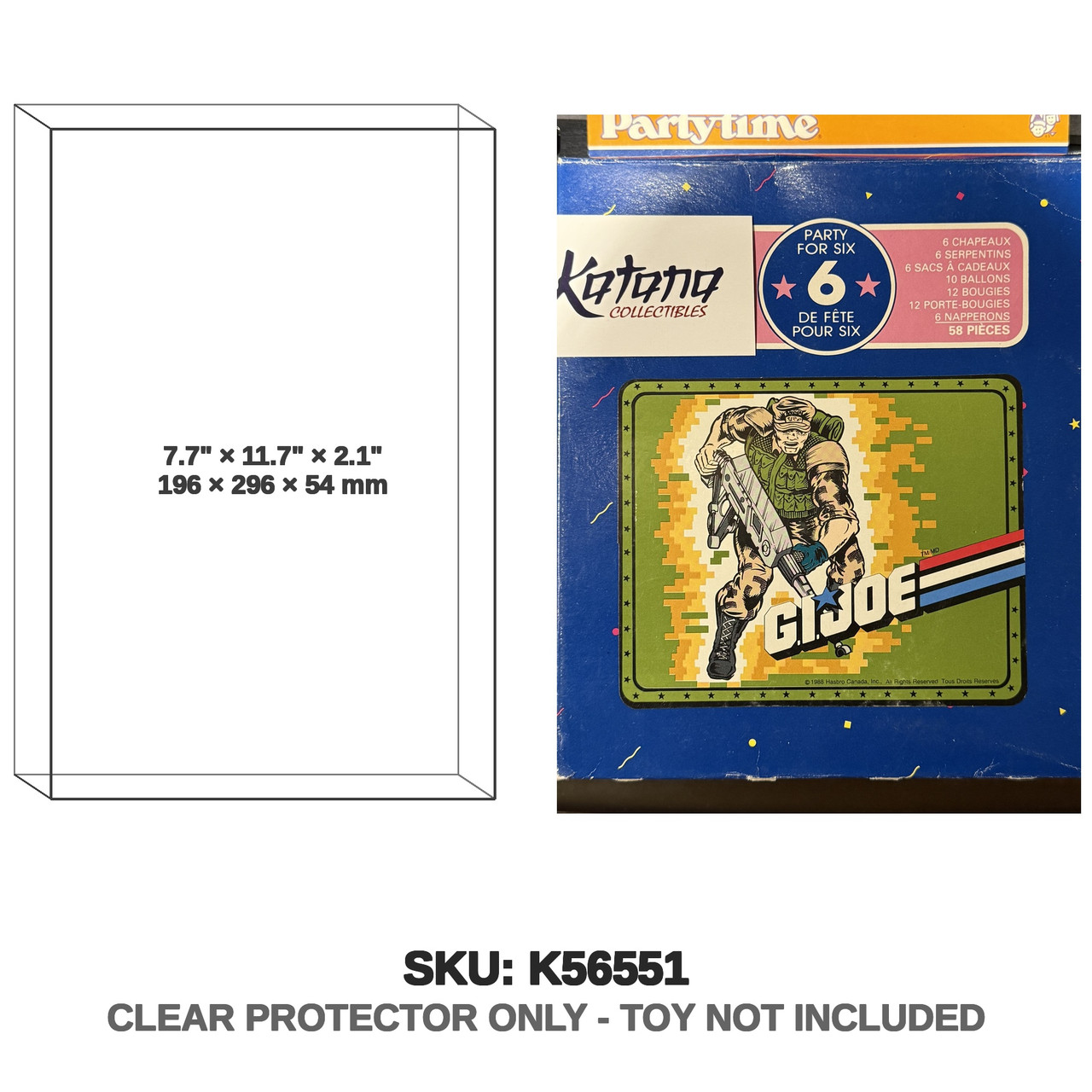 GI Joe Party Time Party for 6 Boxed