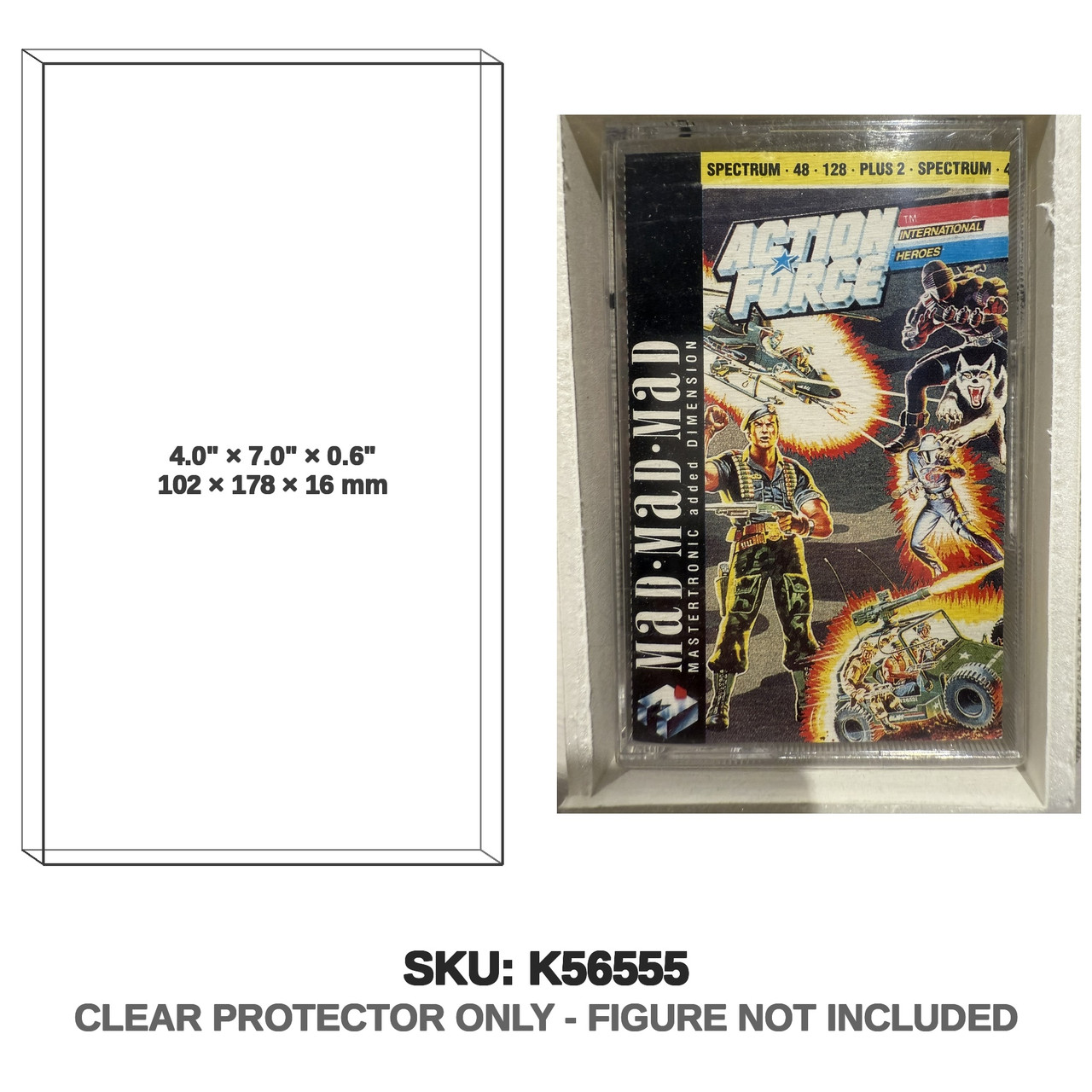G.I. Joe Action Force Cassette on Card