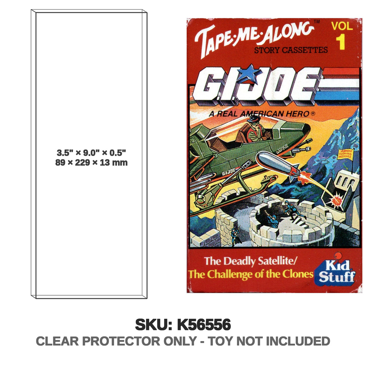 G.I. Joe Kid Stuff Tape Me Along Story Cassette Vol 1