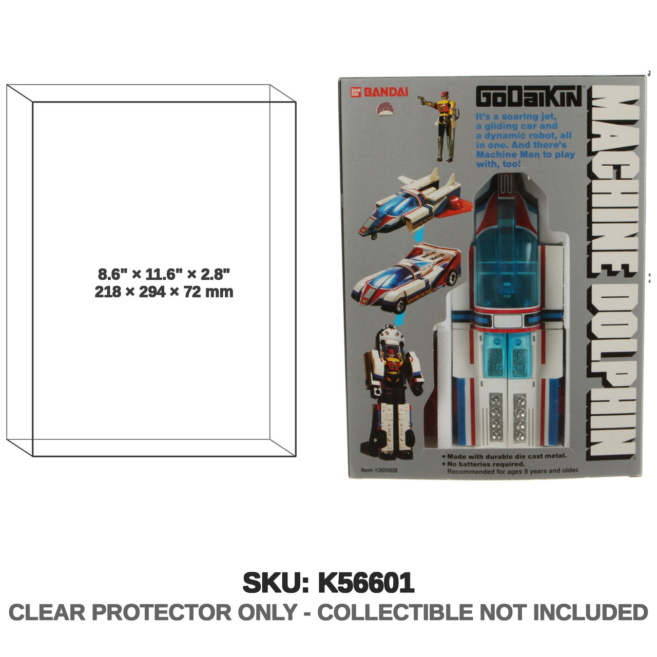 Bandai Godaikin Machine Dolphin