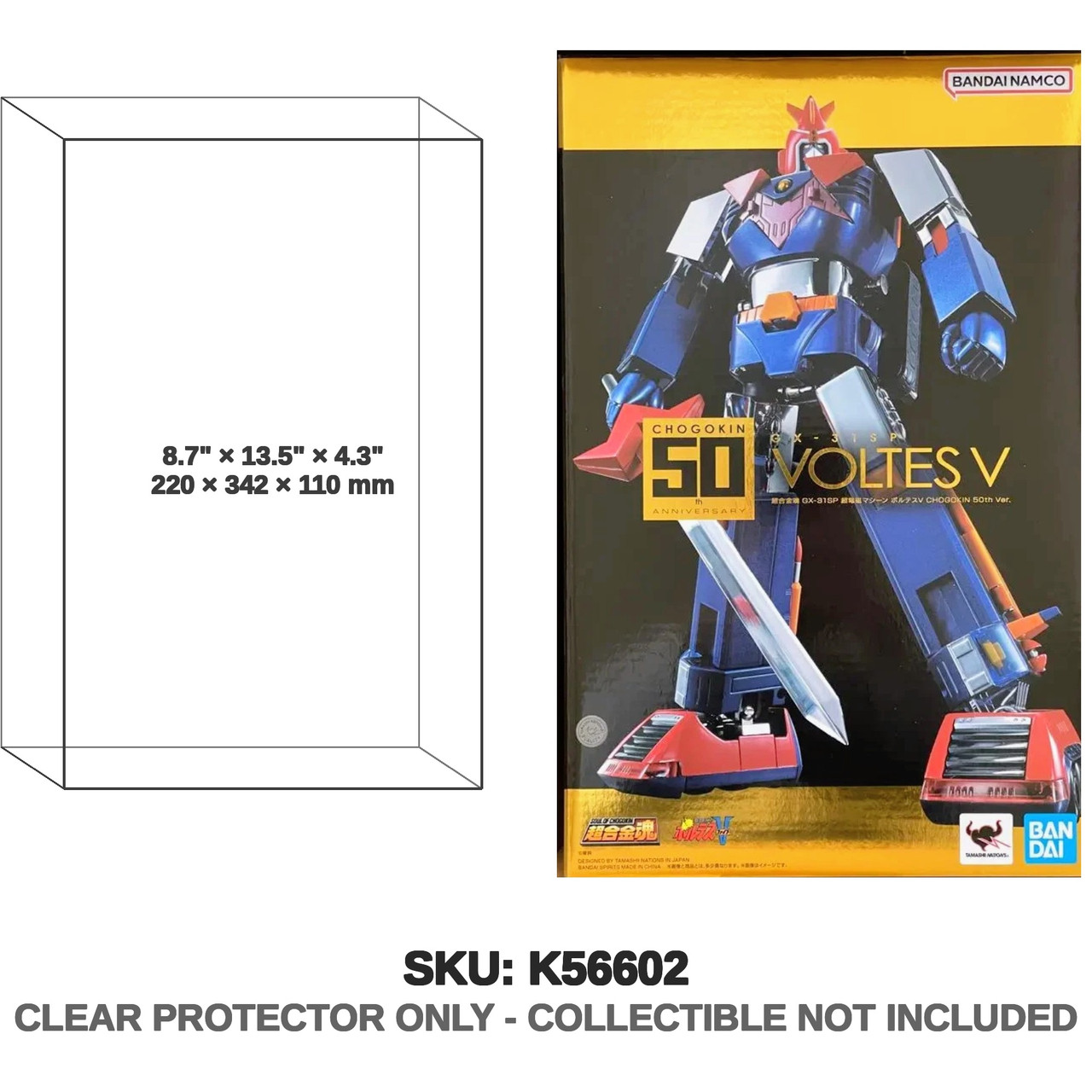 Bandai Voltes V Soul of Chogokin GX 31SP 50th Anniversary