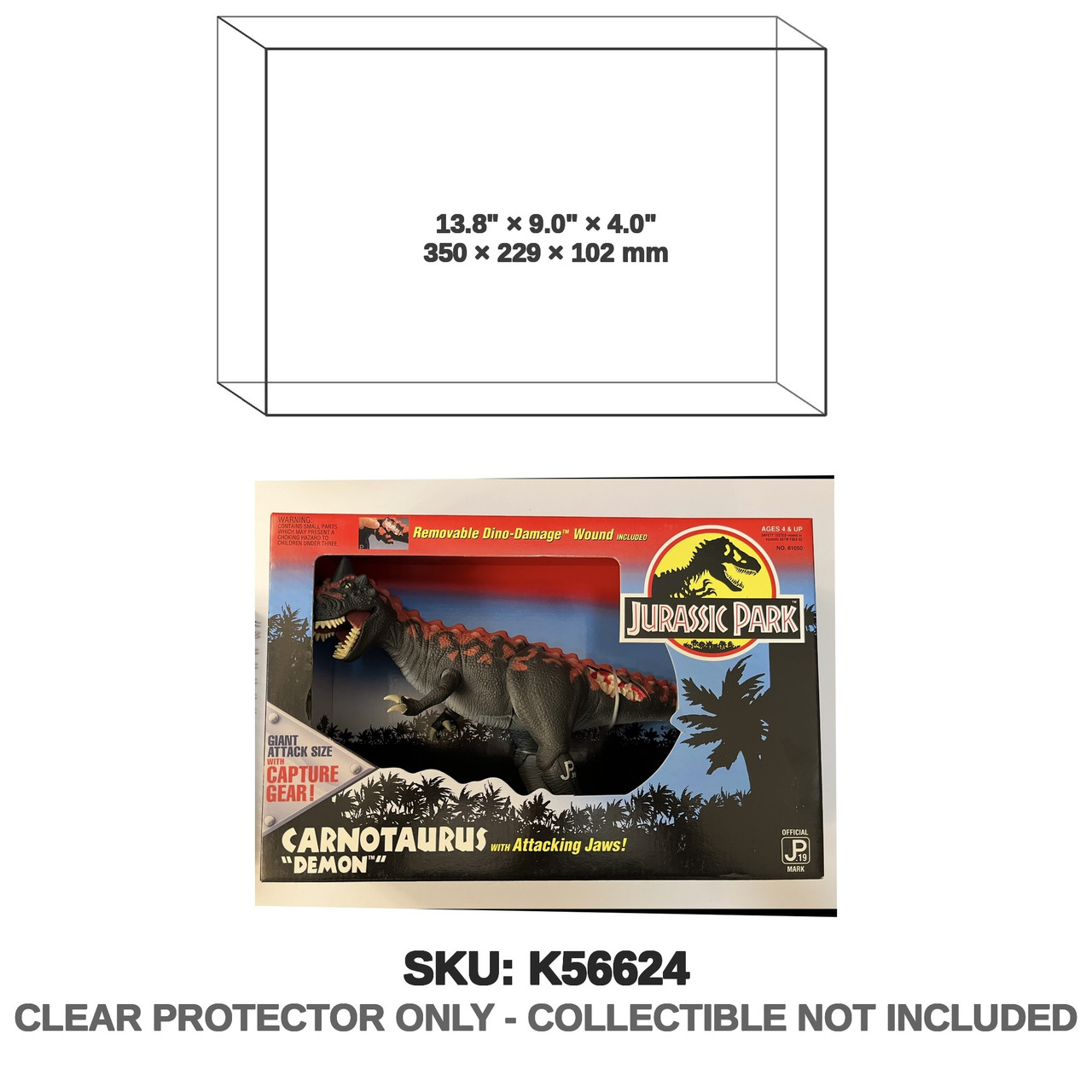 Demon Carnotaurus Jurassic Park Figure