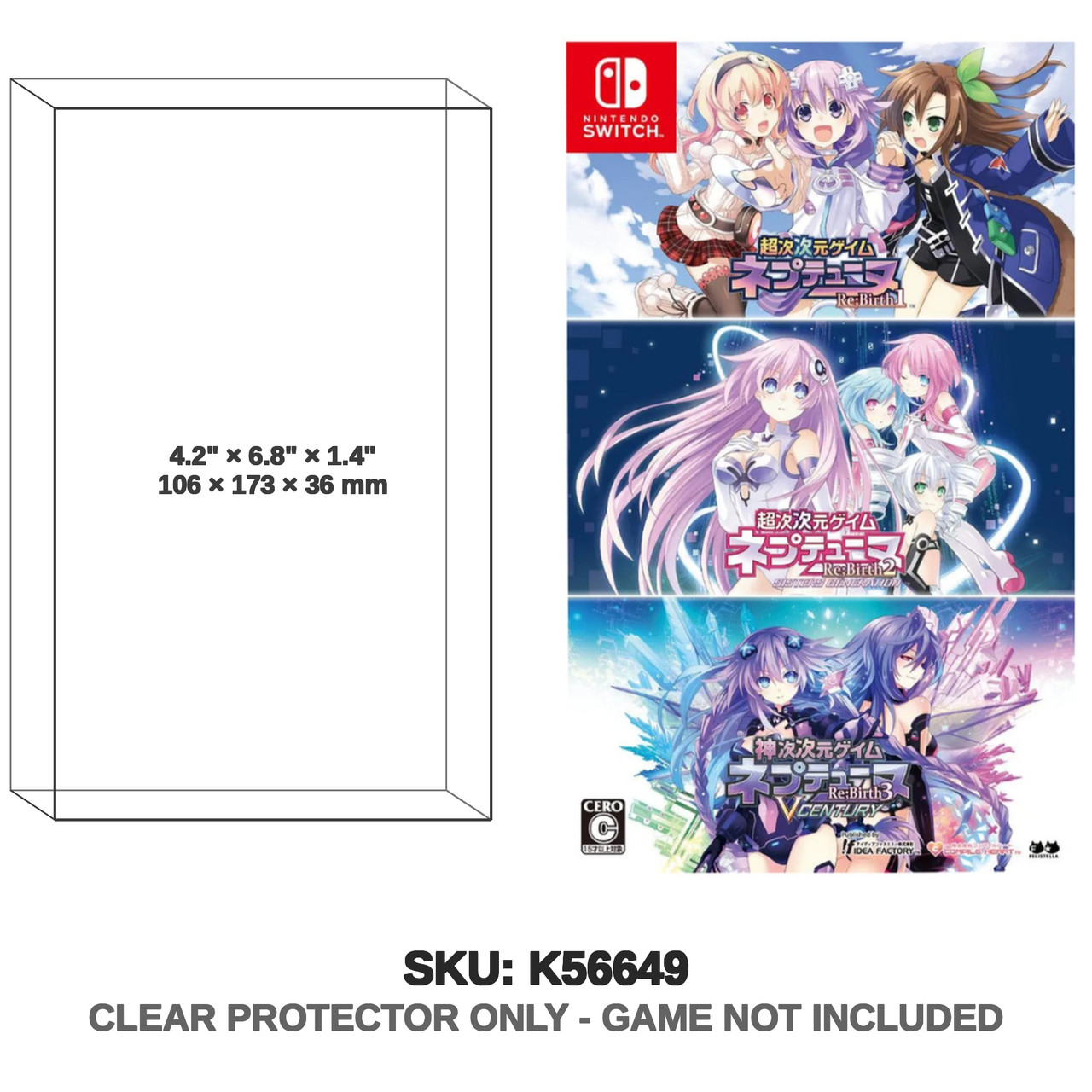 Idea Factory Hyperdimension Neptunia ReBirth Triple Pack Nintendo Switch