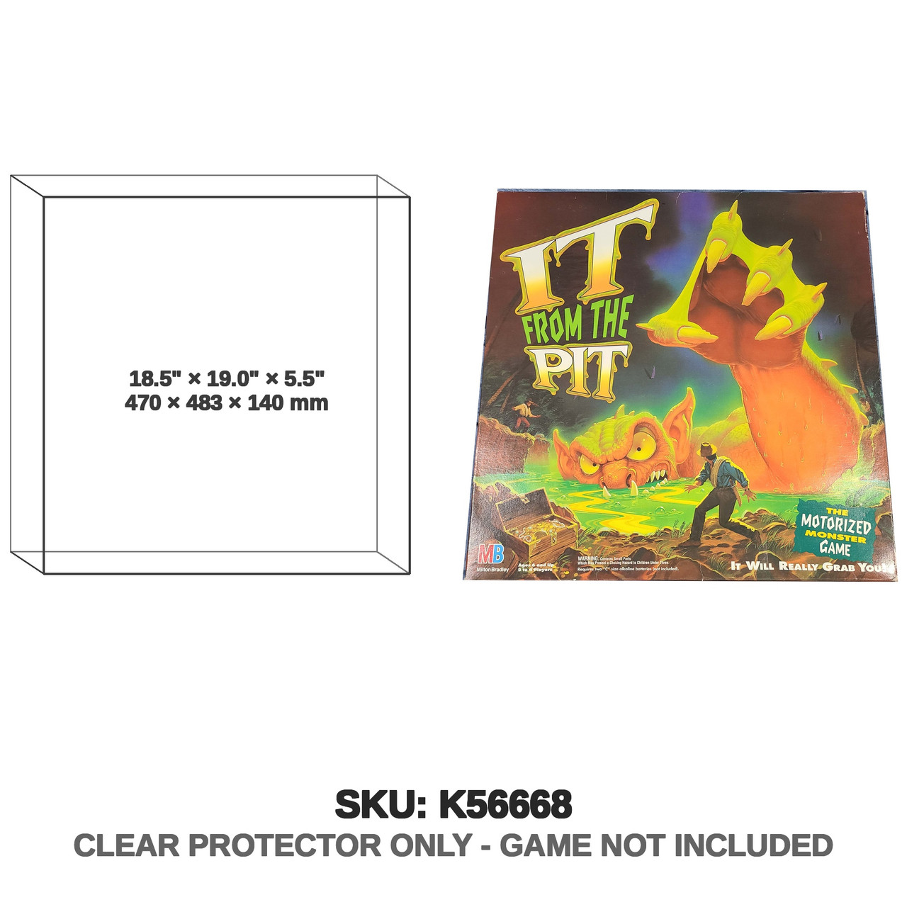 Milton Bradley It From the Pit Board Game