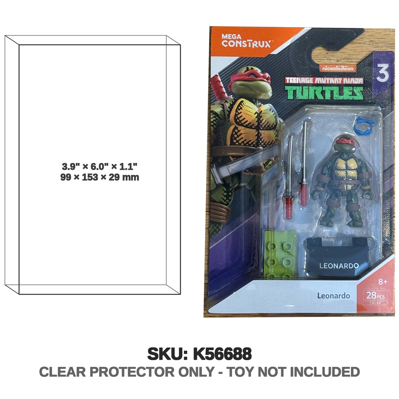 Leonardo TMNT Mega Construx Building Set