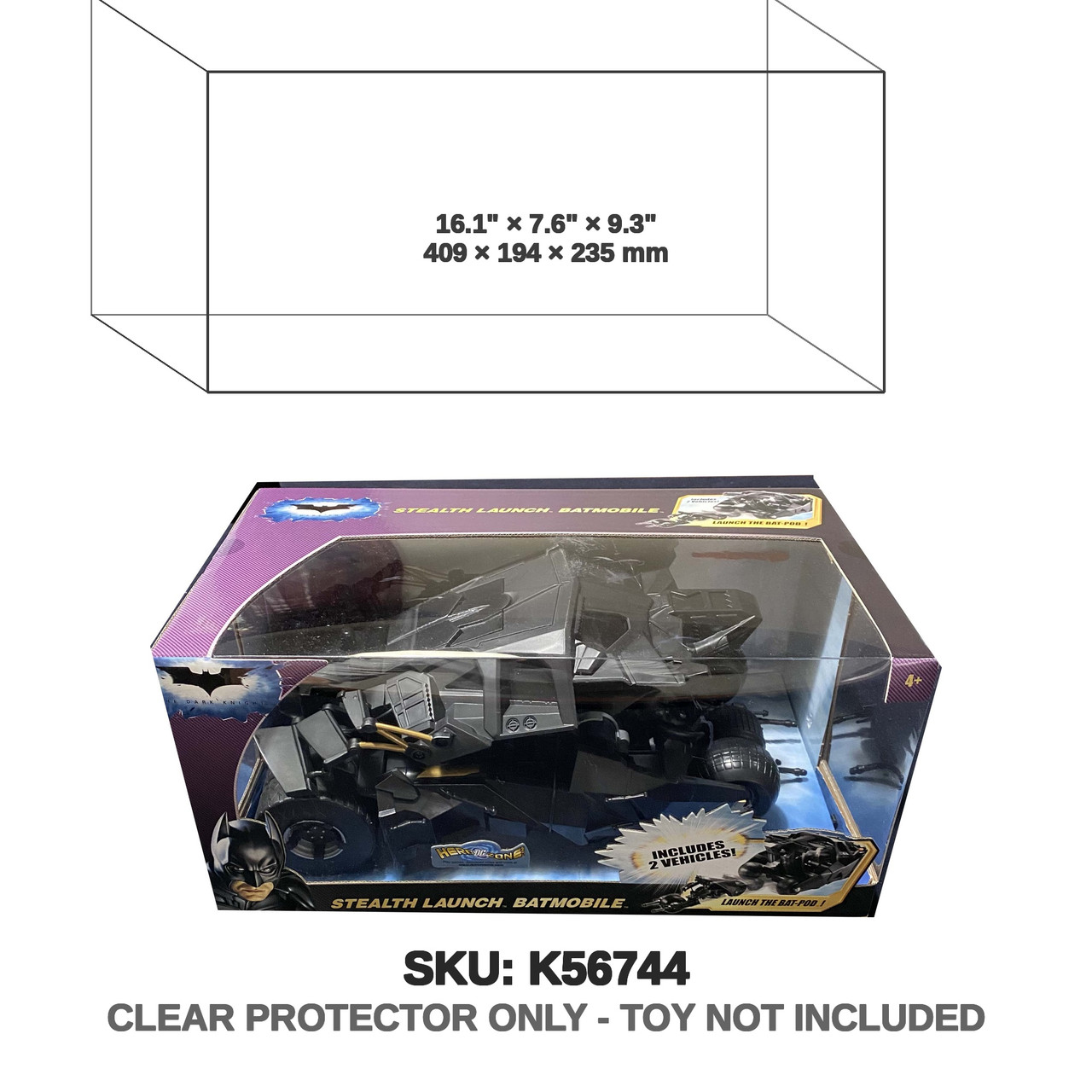 DC Direct Stealth Launch Batmobile