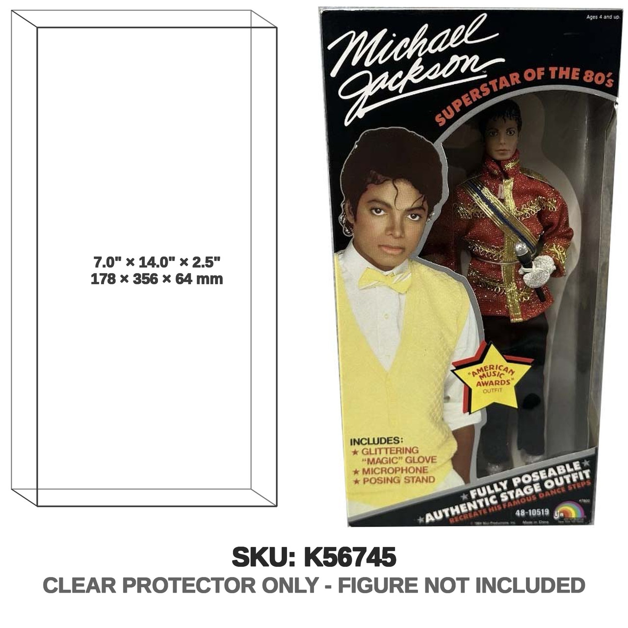 LJN 1980s Michael Jackson Action Figure