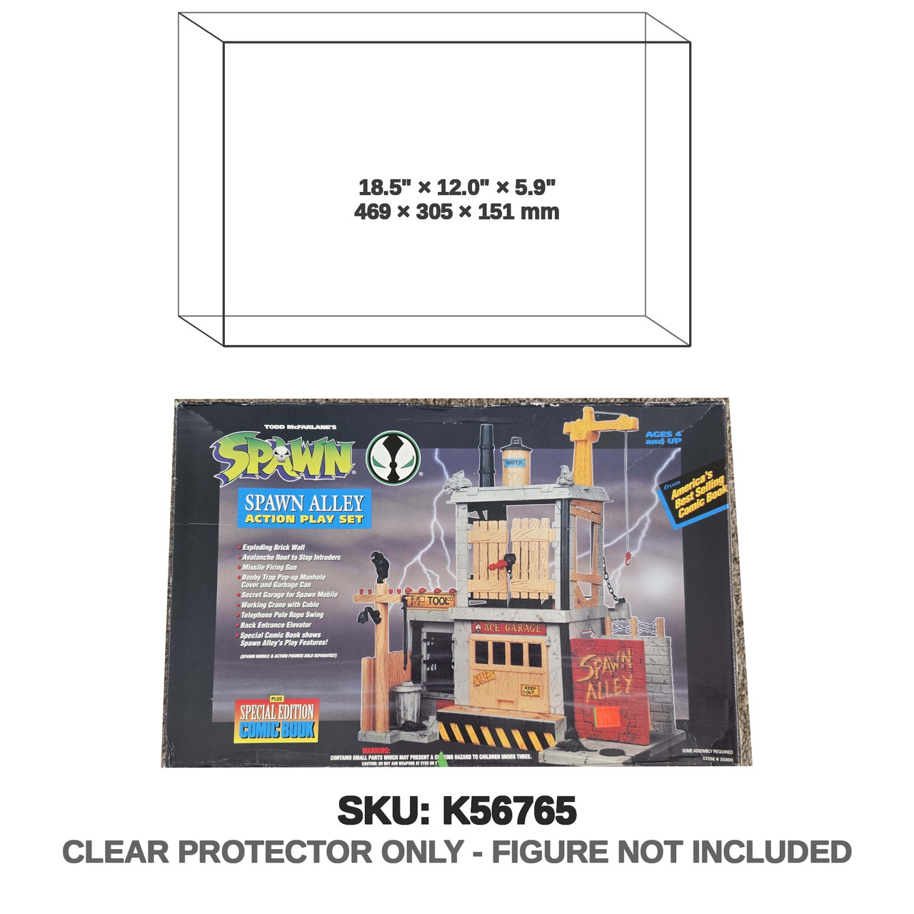 Todd Toys Spawn Alley Playset
