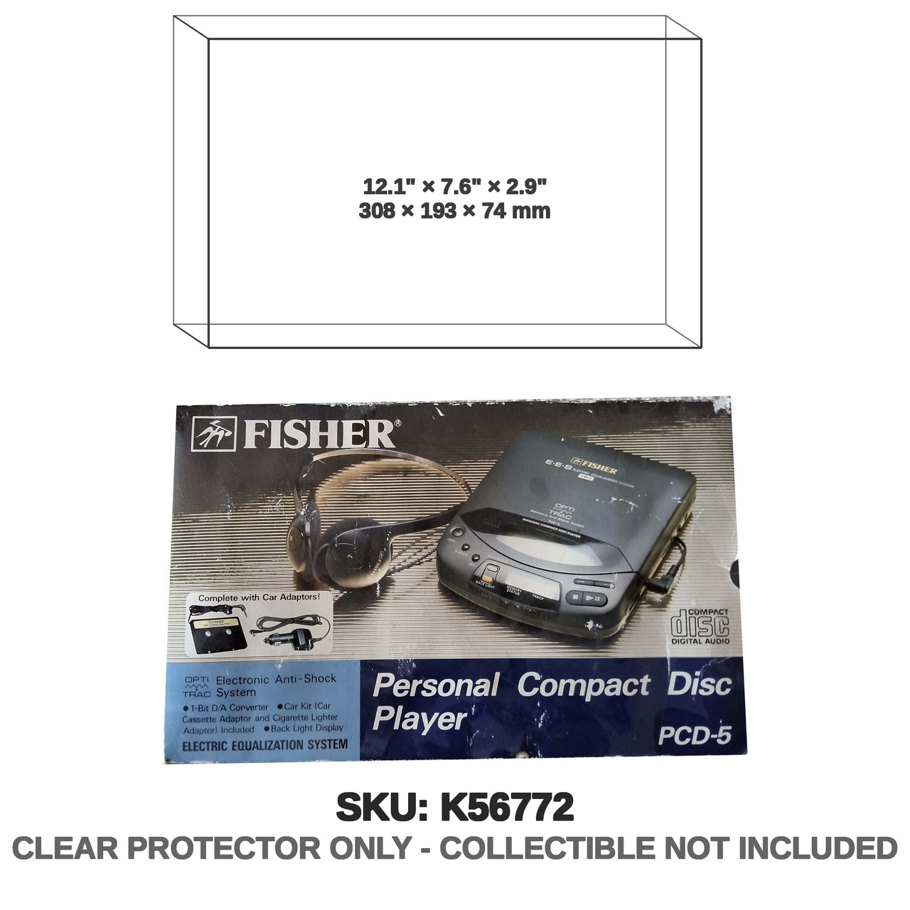 Fisher Personal Compact Disc Player PCD-5