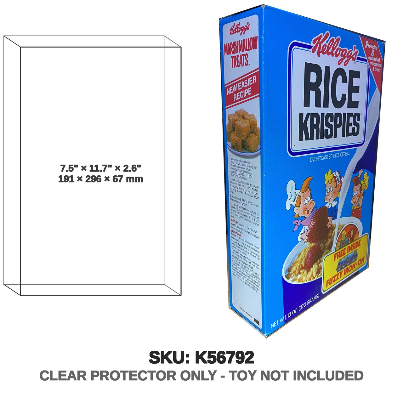 Kellogg's Masters of the Universe Fuzzy Iron On