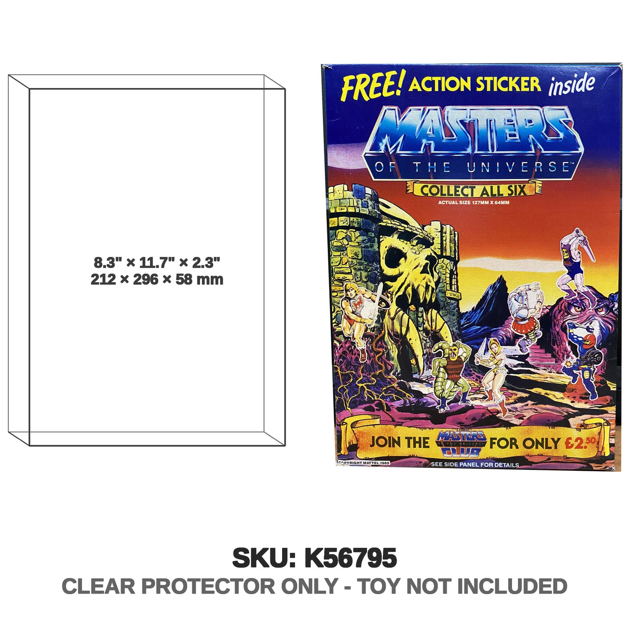 Nabisco Malted Shreddies Masters of The Universe Action Sticker