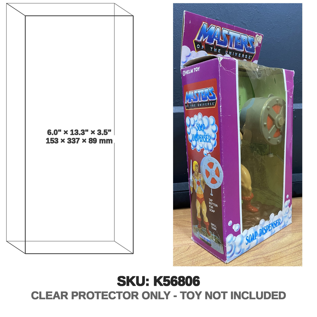 Mattel Masters of the Universe Soap Dispenser Helm Toy