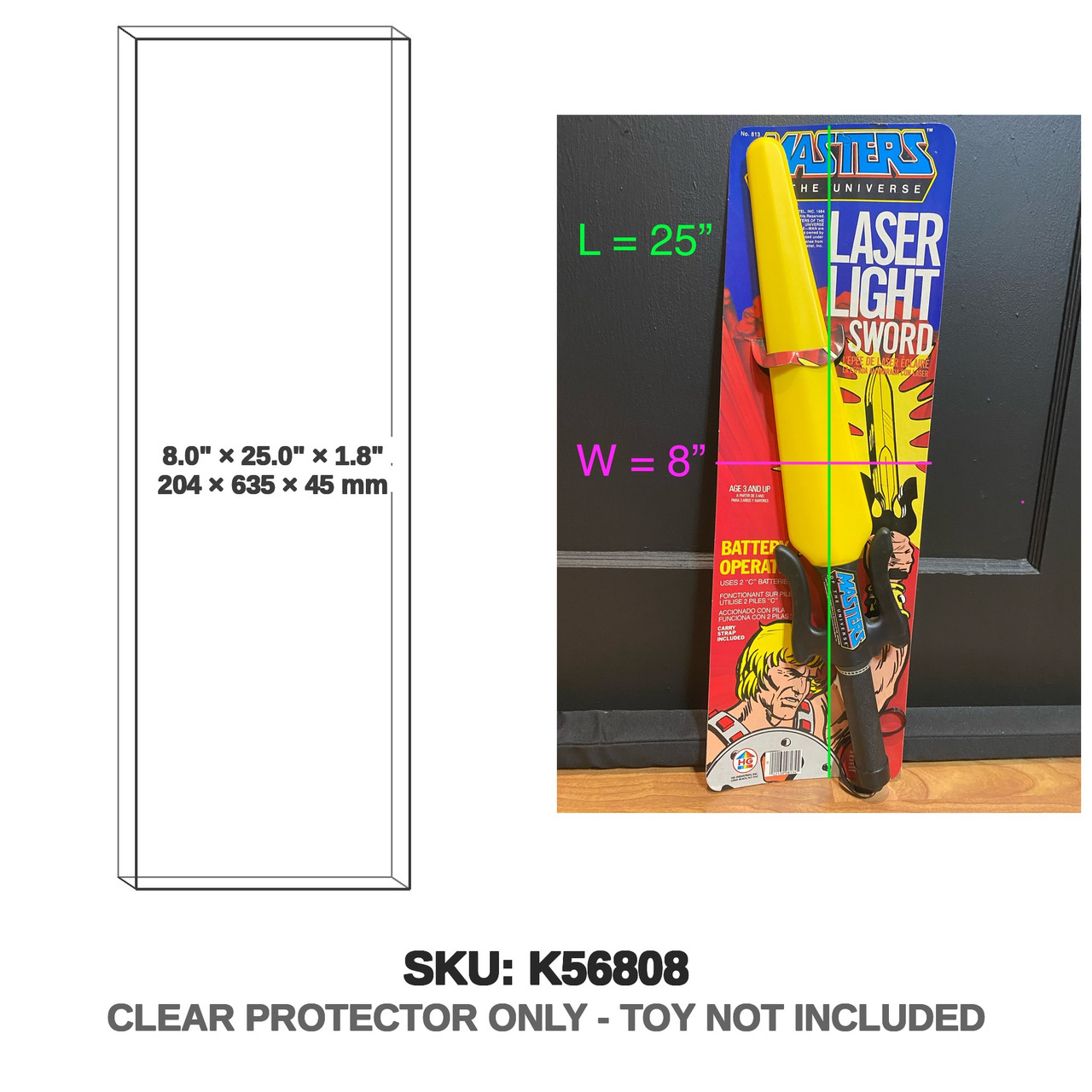 Masters of The Universe Laser Light Sword