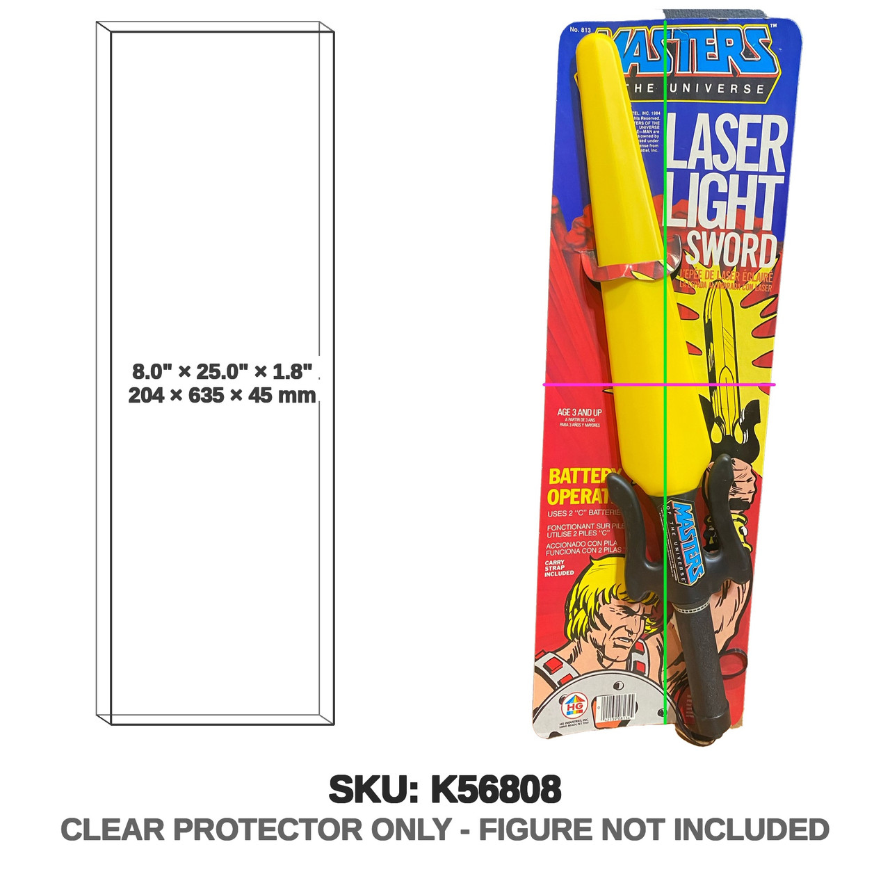 HG Toys Masters of the Universe Laser Light Sword