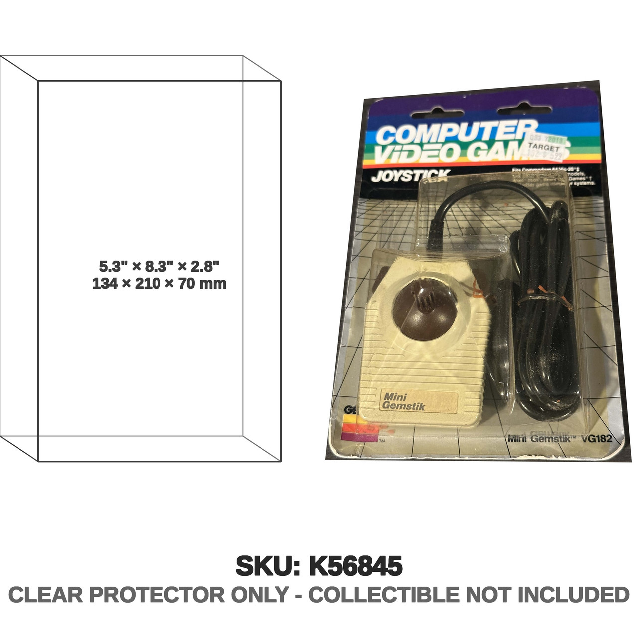 Mini Gemstick Joystick VG182 for Atari Commodore