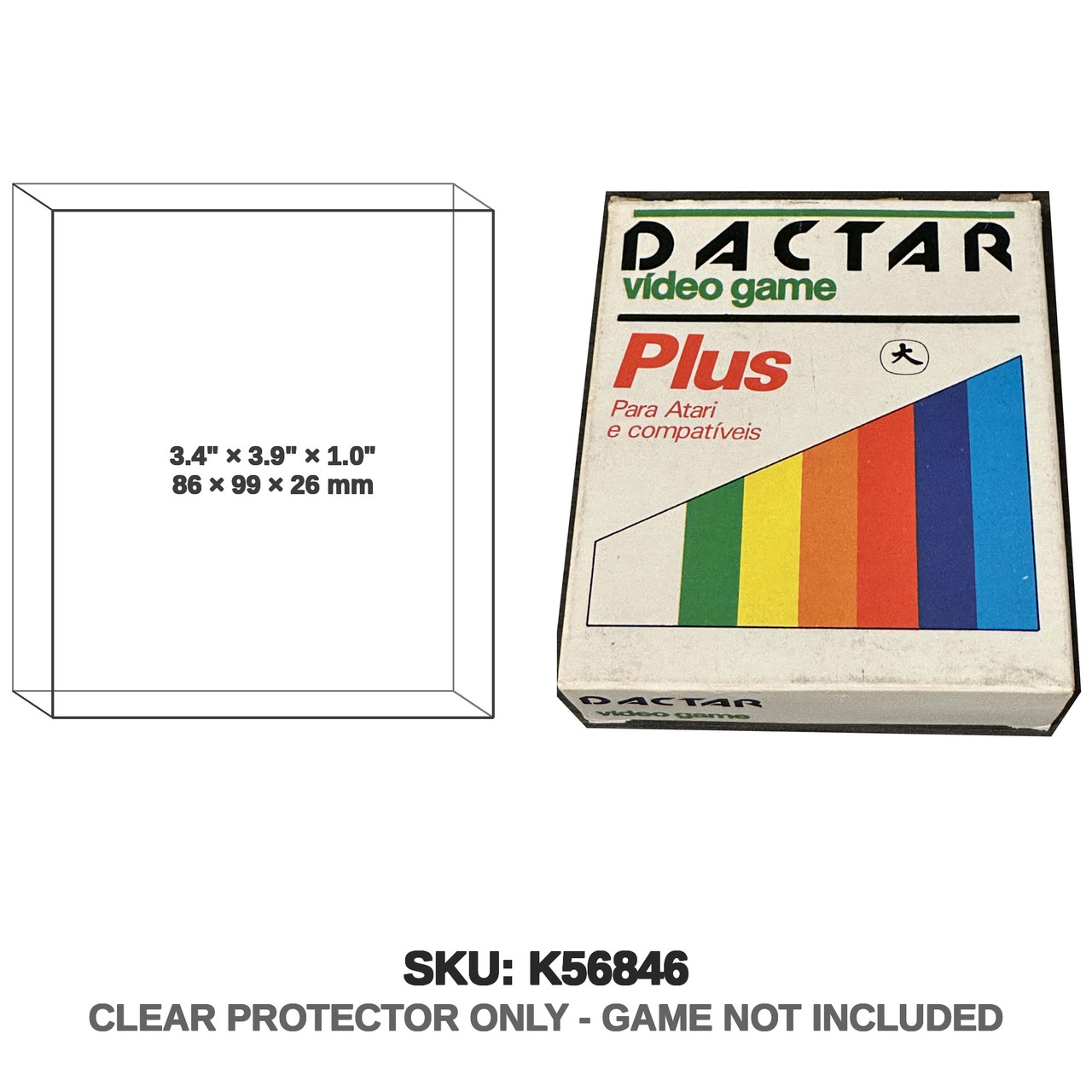 Atari Atari 2600 Dactar Video Game Cartridge