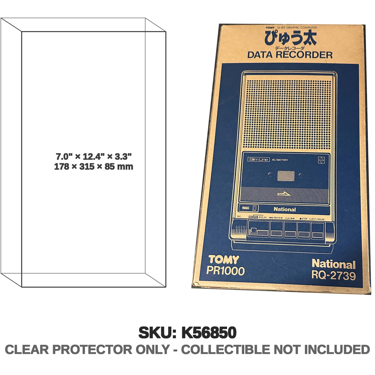 Tomy PR1000 Pyuuta Computer Cassette Recorder National RQ 2739