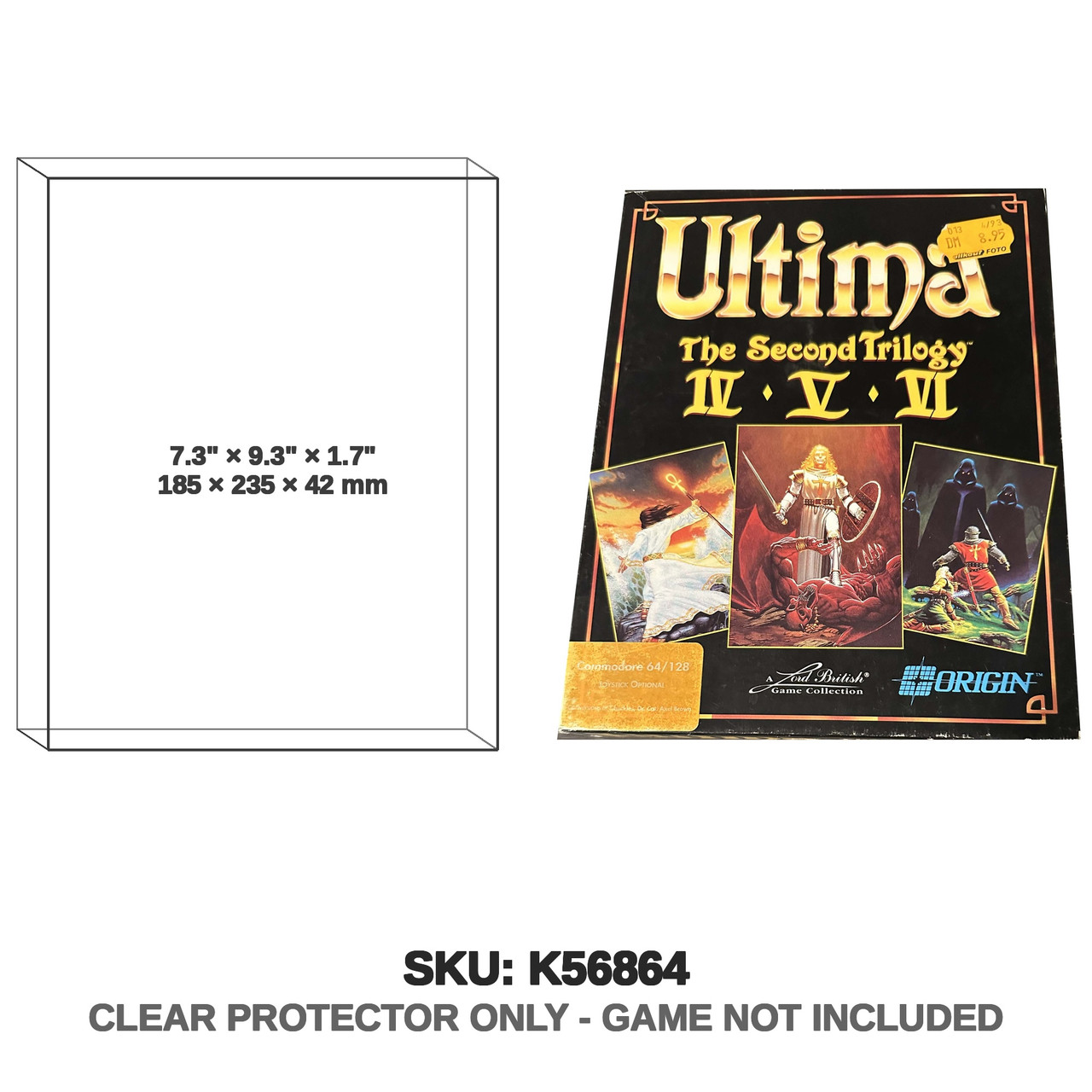 Ultima The Second Trilogy Commodore 64 IBM PC Game