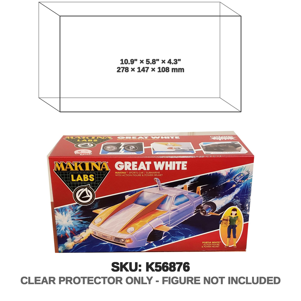 Great White Makina Labs Ramen Toys M.A.S.K. Style 2023