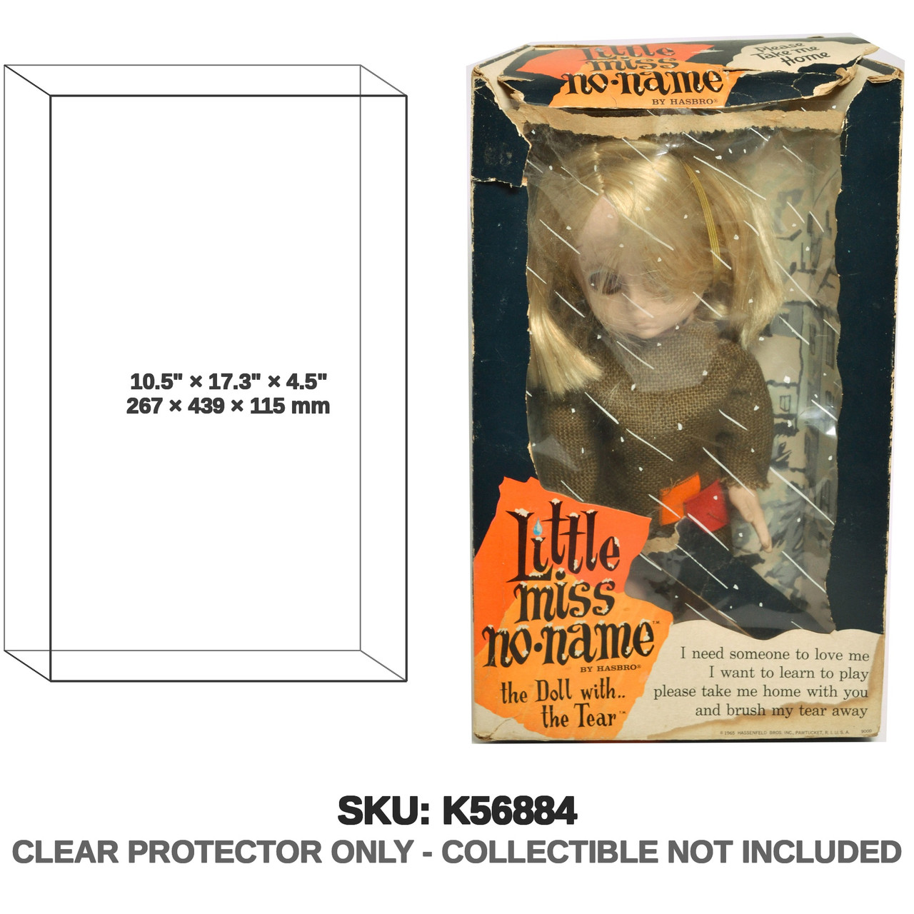 Little Miss No-Name Doll by Hasbro