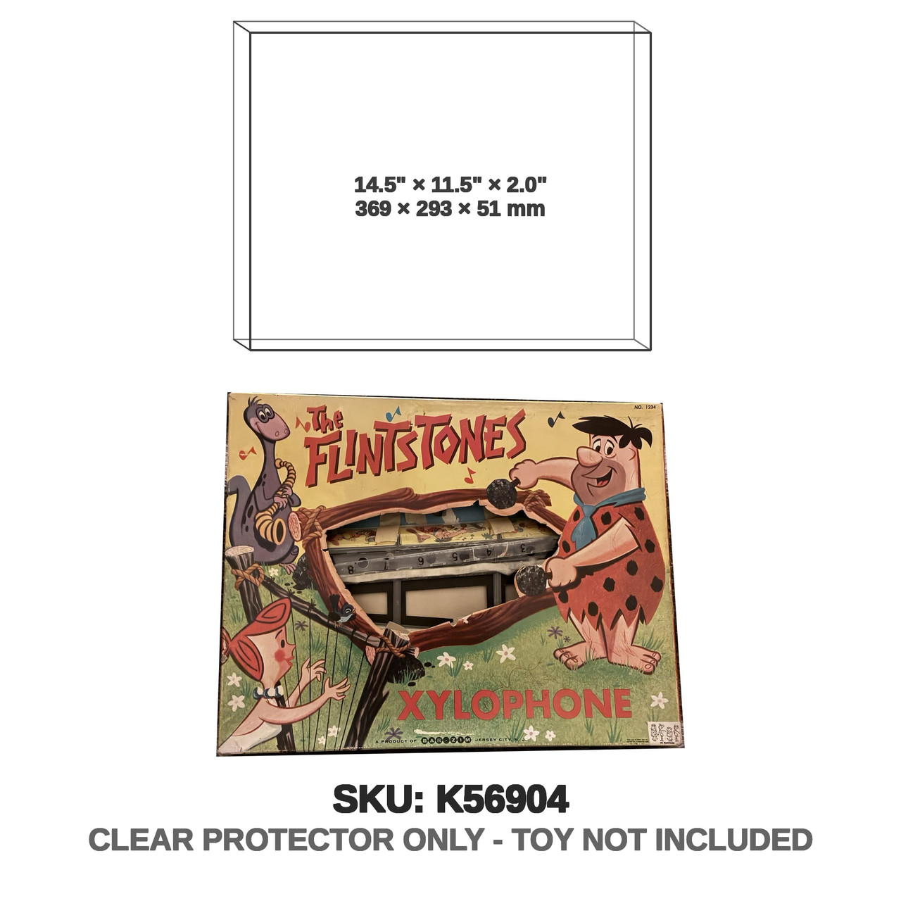 1961 Boxed Flintstones Xylophone