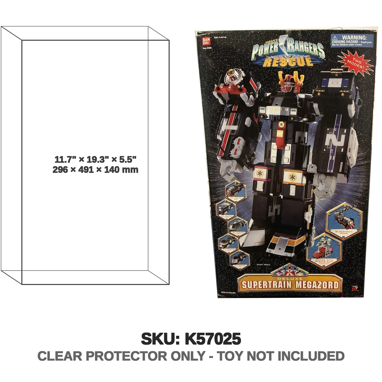Supertrain Megazord Power Rangers Lightspeed Rescue Figure
