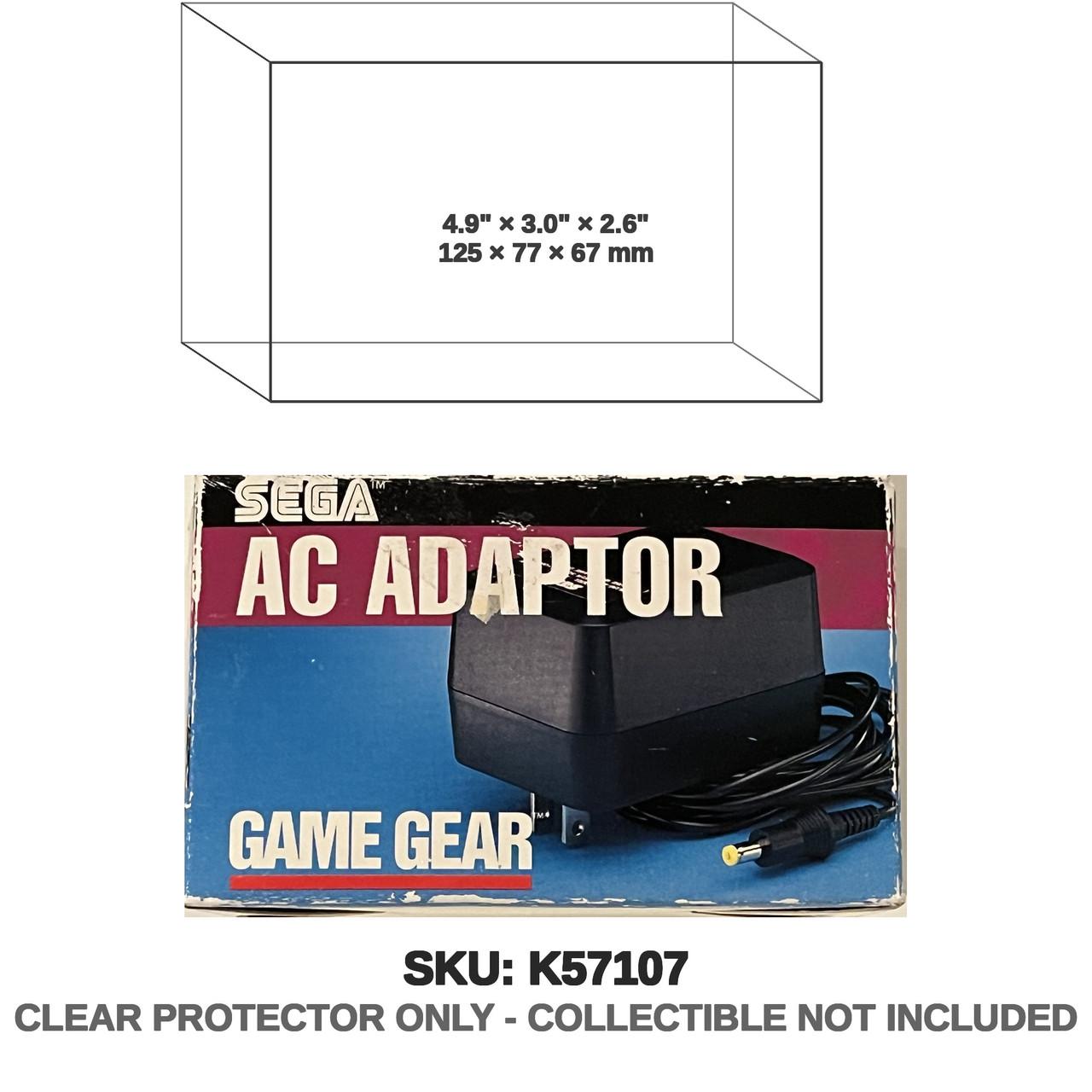 Sega Game Gear AC Adaptor