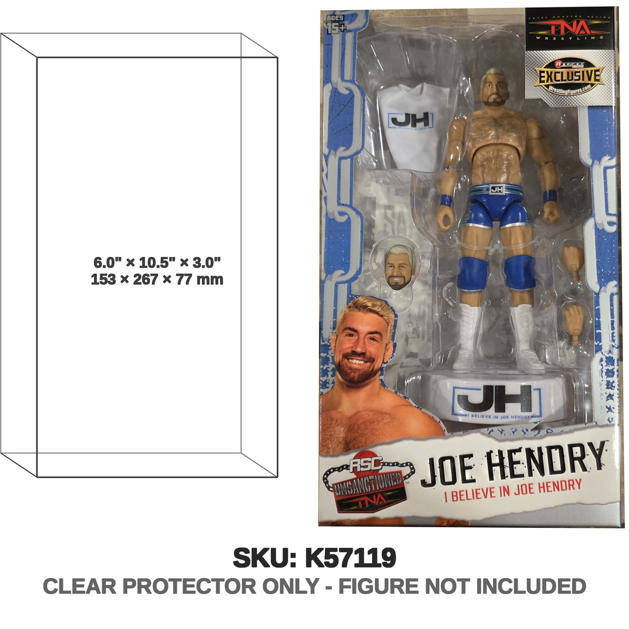 Joe Hendry TNA Unsanctioned Figure