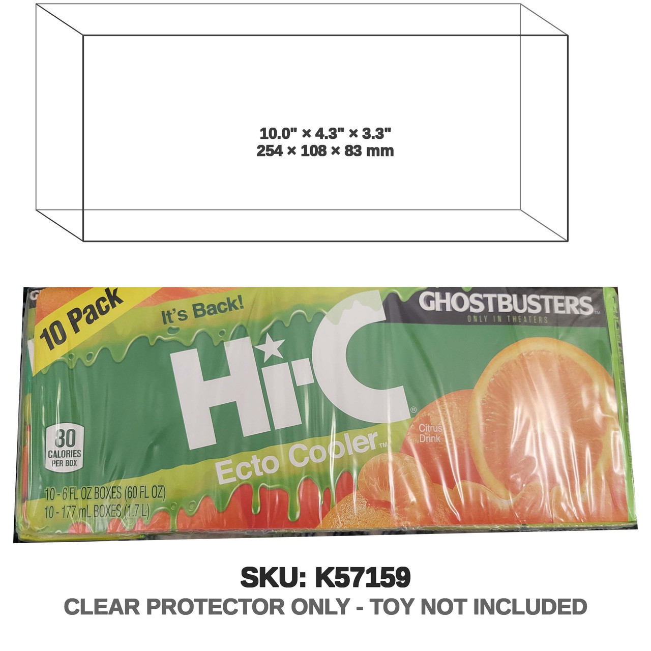 Coca-Cola Ghostbusters Hi-C Ecto Cooler Drink Box