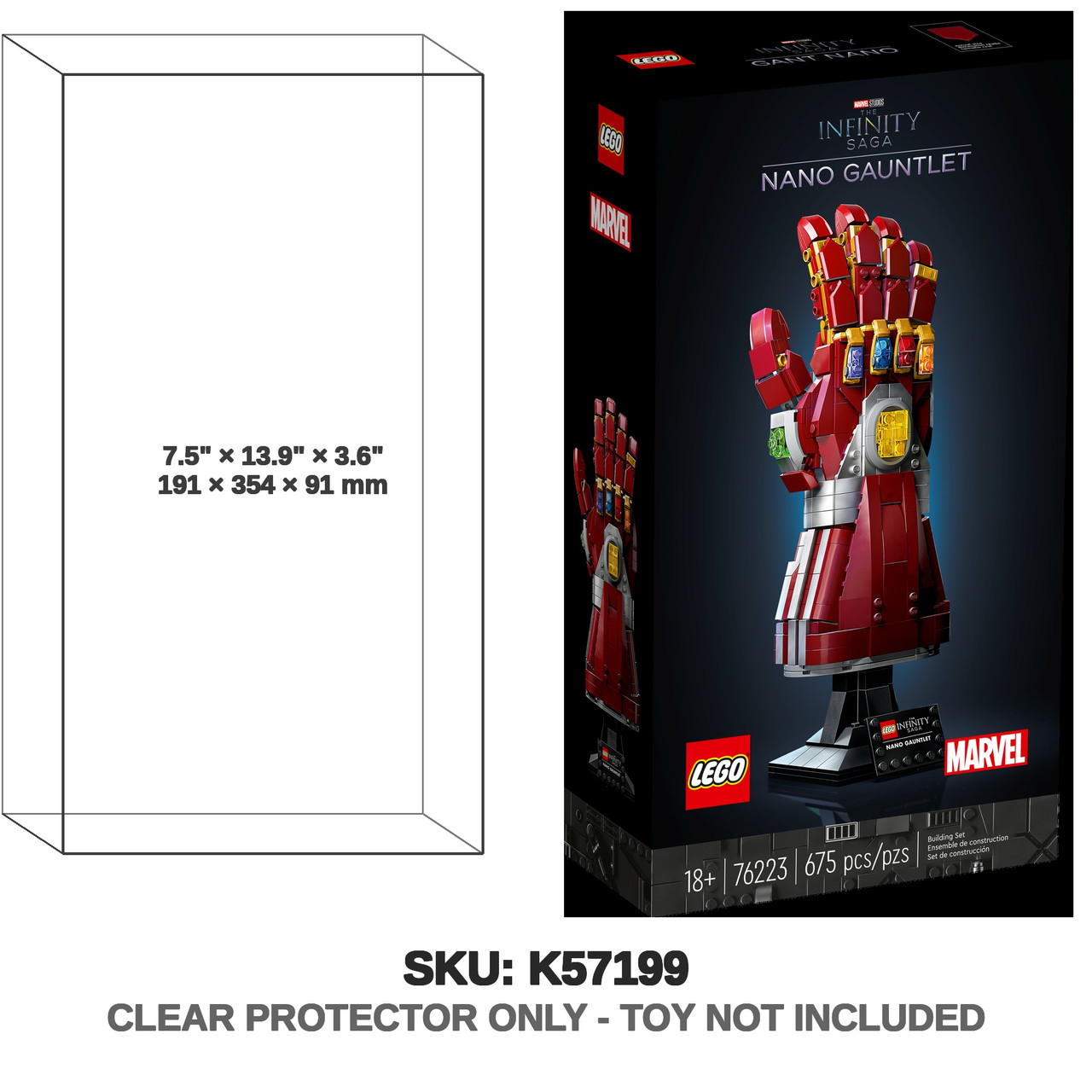 LEGO Marvel Nano Gauntlet 76223