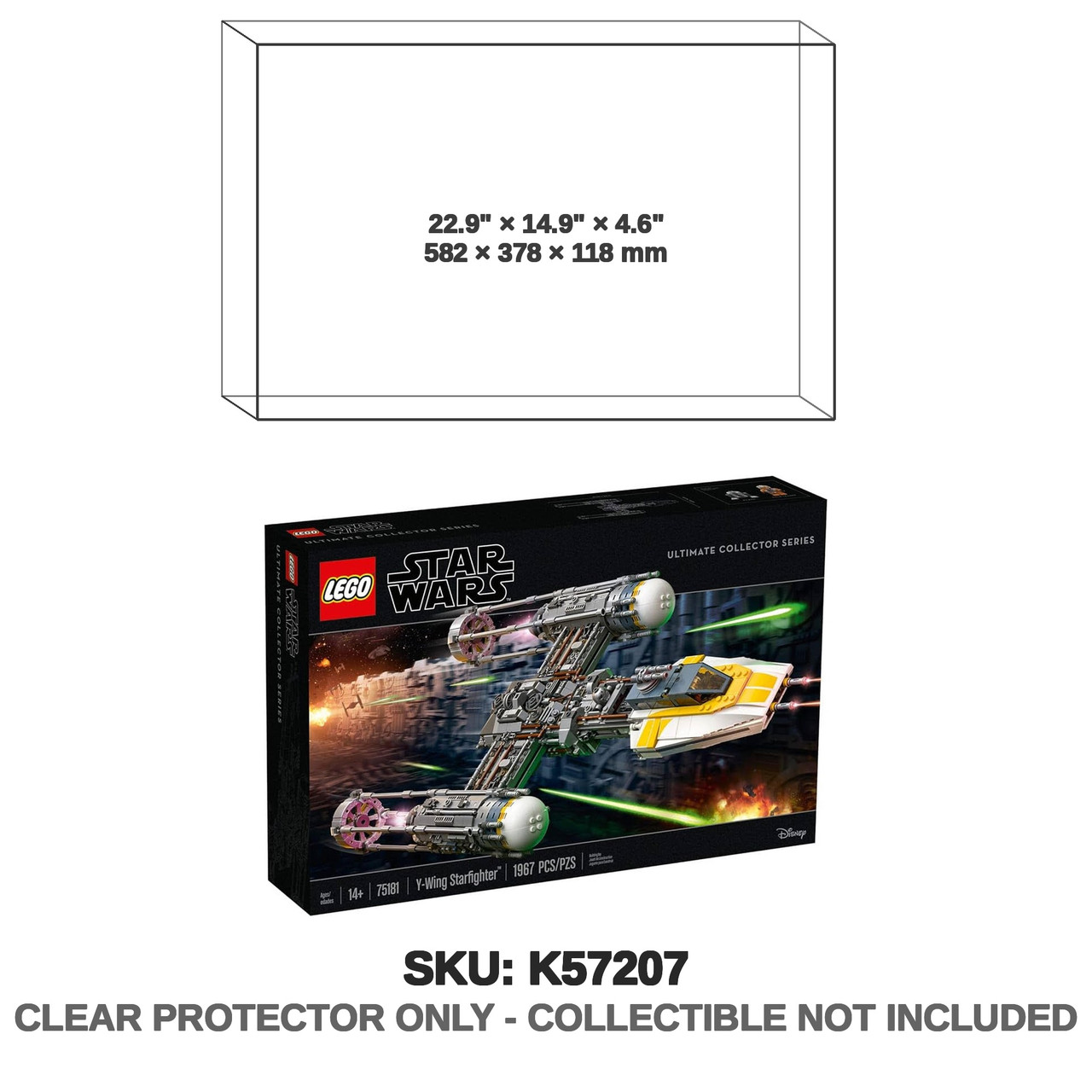 Y-wing Starfighter Star Wars LEGO UCS 75181
