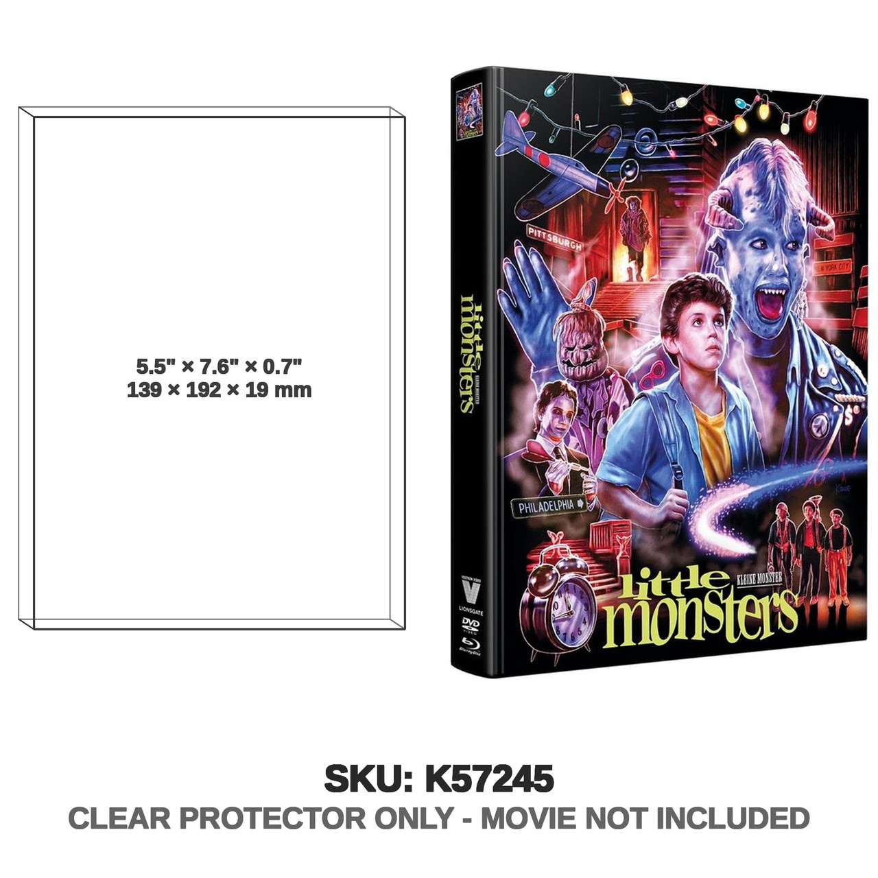 Lionsgate Little Monsters Padded Mediabook Blu-ray