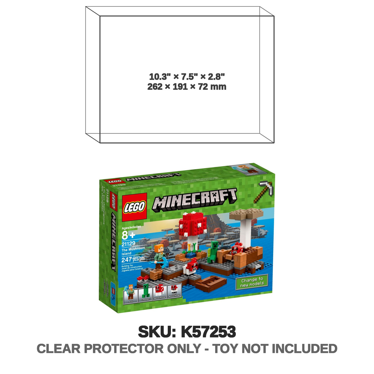 LEGO Minecraft The Mushroom Island 21129